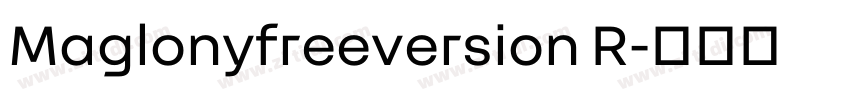 Maglonyfreeversion R字体转换